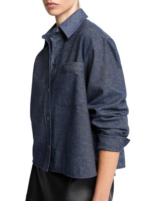 Cropped Long Sleeve Shirt