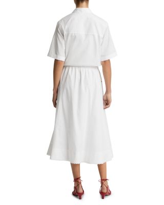 Scallop Detail Maxi Skirt