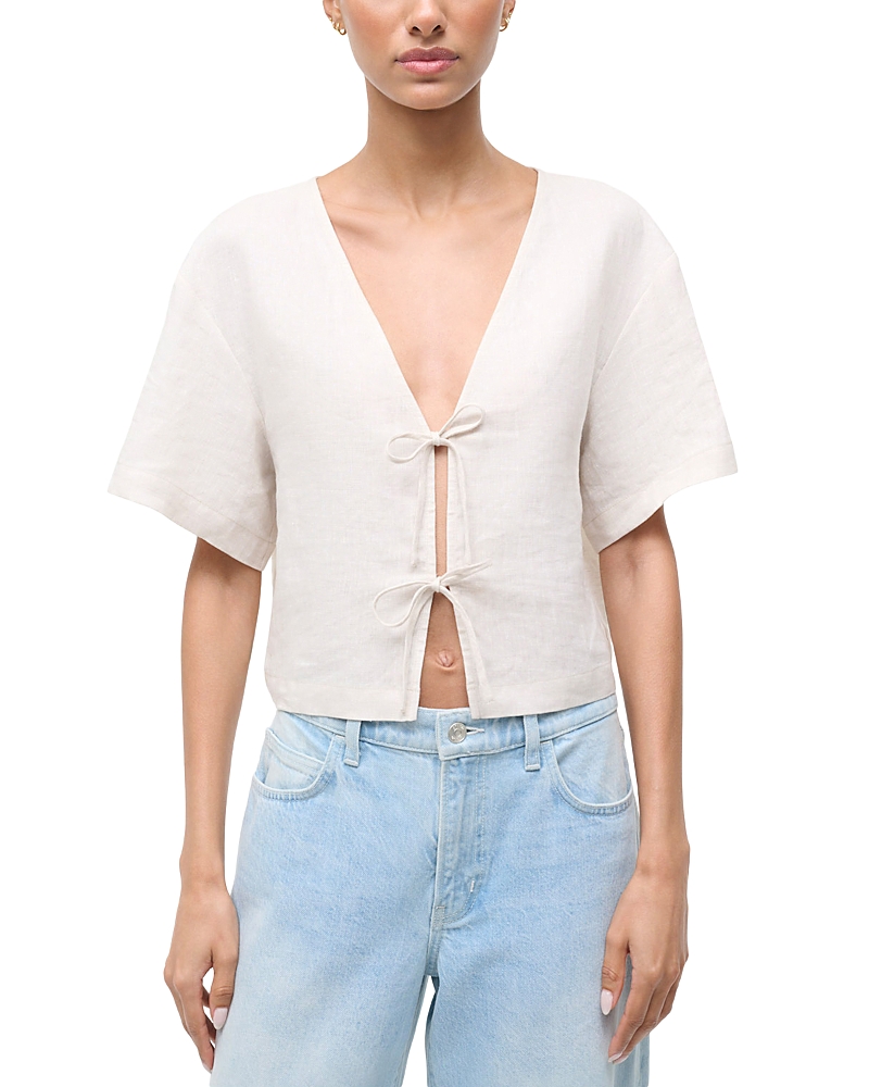 Staud Ava Linen Top