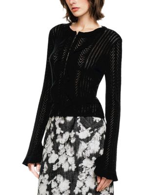  Victorian Pointelle Cardigan