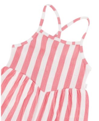Girls' Crinkle Jersey Stripes Jumpsuit - Big Kid