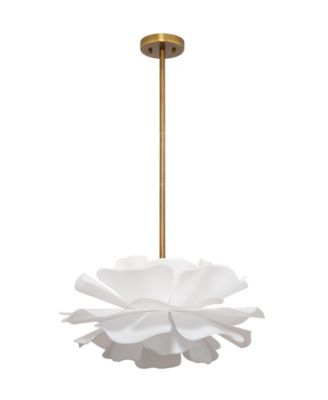  Zinnia 4-Light Acrylic Chandelier, Small