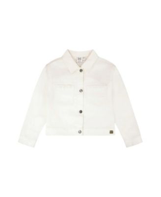 Girls' Embroidery Flower Denim Jacket - Big Kid