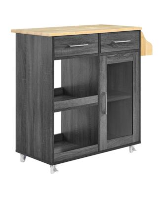 Culinary Kitchen Cart with Spice Rack