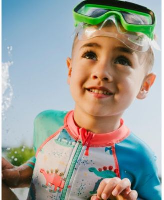 Boys' One-Piece Long Sleeve Dinosaur Rashguard - Little Kid