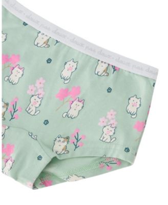 Girls' Boyshort Panties (Pack of 3) Organic Cotton - Little Kid, Big Kid