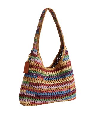 Brooklyn 28 Straw Shoulder Bag