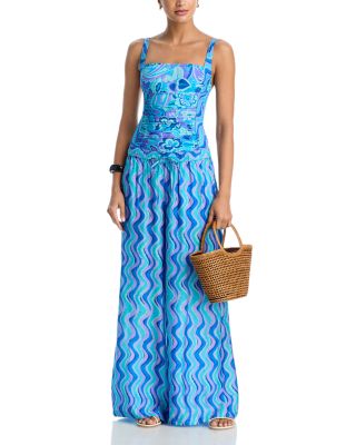 Wide Leg Swim Cover-Up Pants 