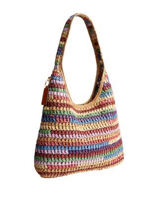 Brooklyn 34 Straw Shoulder Bag