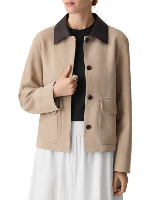 Boxy Suede Jacket