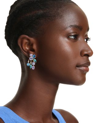 Gema Mixed Crystal Jacket Earrings