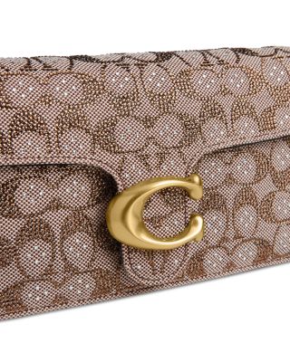 Tabby 26 Crystal Signature Jacquard Shoulder Bag