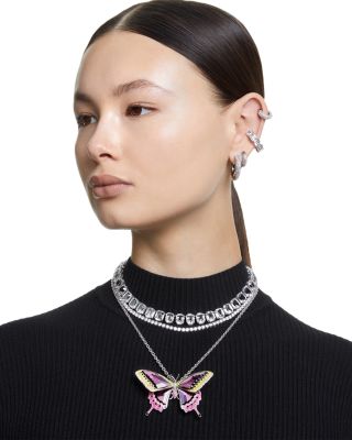 Dextera Pav&eacute; Hoop Earrings