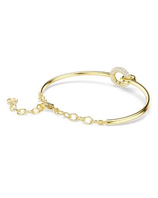 Dextera Crystal Circle Bangle Bracelet