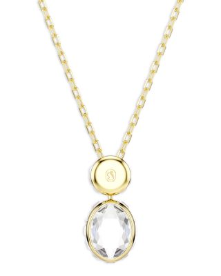 Chroma Crystal Reversible Pendant Necklace, 14.87-17.75"