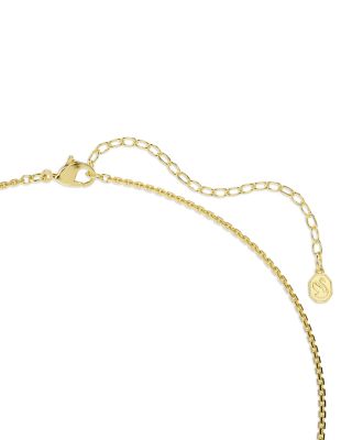 Hyperbola Crystal & Cubic Zirconia Spiral Pendant Necklace, 19.75-22.5"