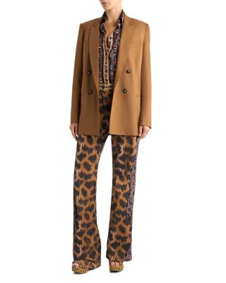 Bootcut Jeans in Printed Brown