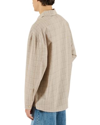 Eco Oversized Flannel Shirt