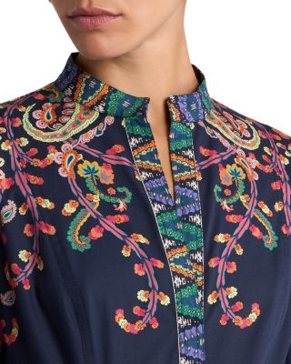 Shirt Dress with Flounce Hem