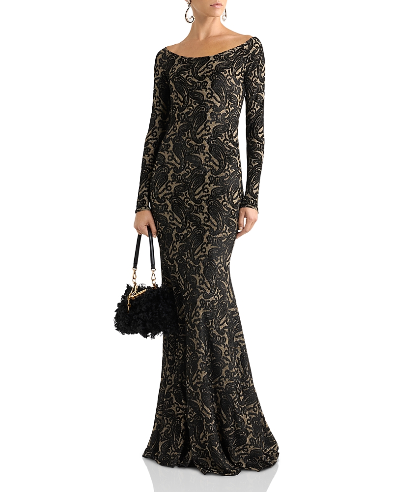 Etro Maxi Godet Dress