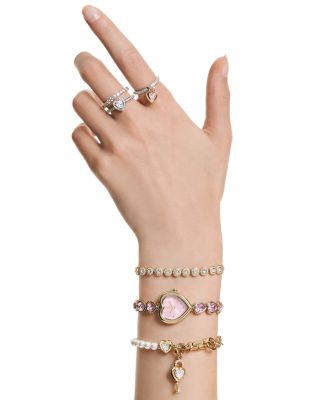 Una Crystal & Cubic Zirconia Heart Ring