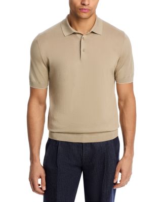 Silk Cotton Polo Shirt