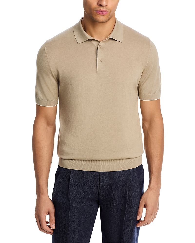 Boss Silk Cotton Polo Shirt