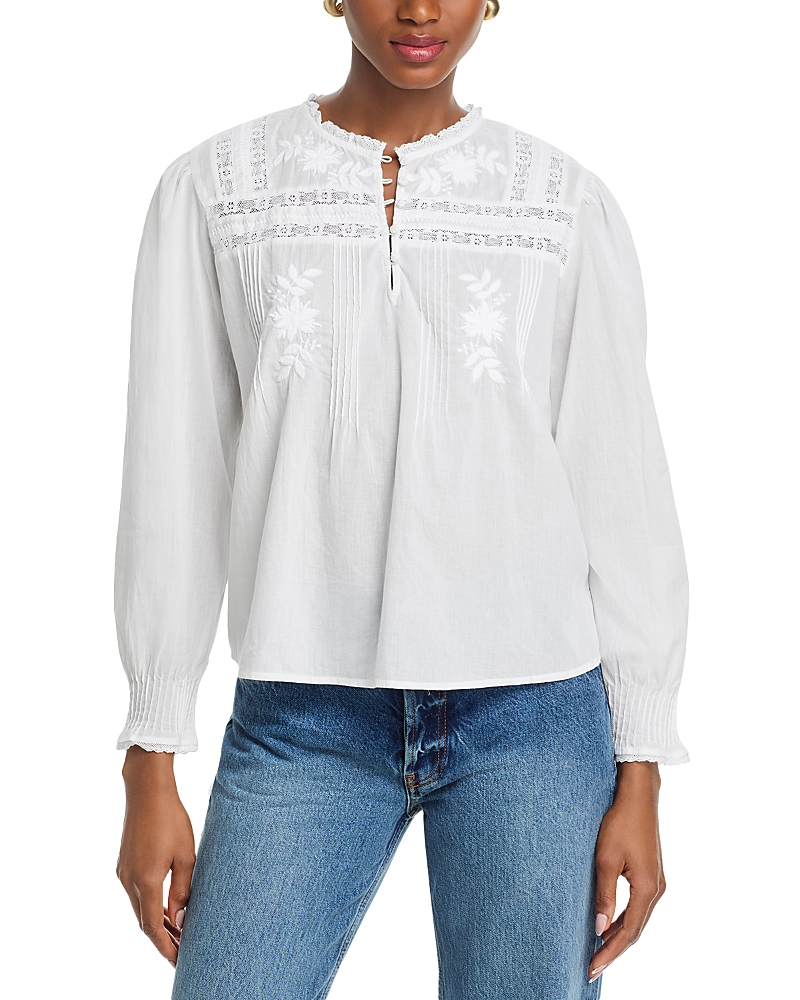 Velvet by Graham & Spencer Byrdie Long Sleeve Boho Top