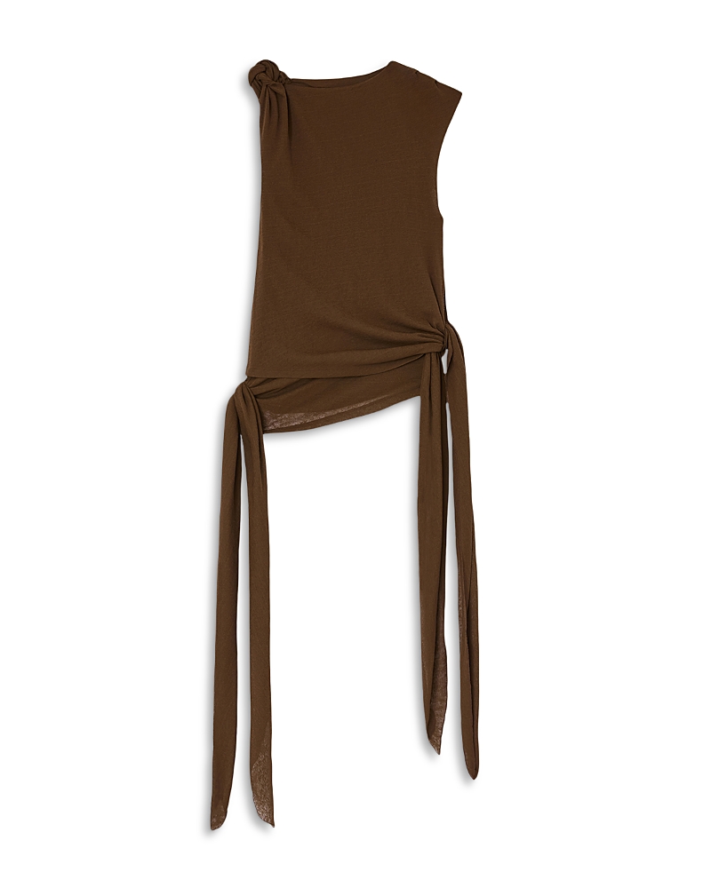 Ganni Mesh Tie Top