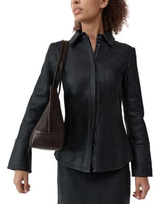 Bateau Woven Leather Tote