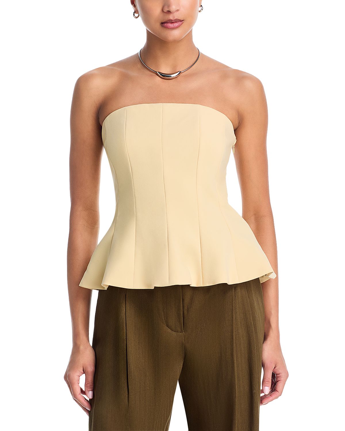 Aqua Panel Strapless Top - Exclusive
