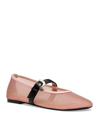 Stuart Weitzman Women's Sai Bareitall Mary Jane Flats