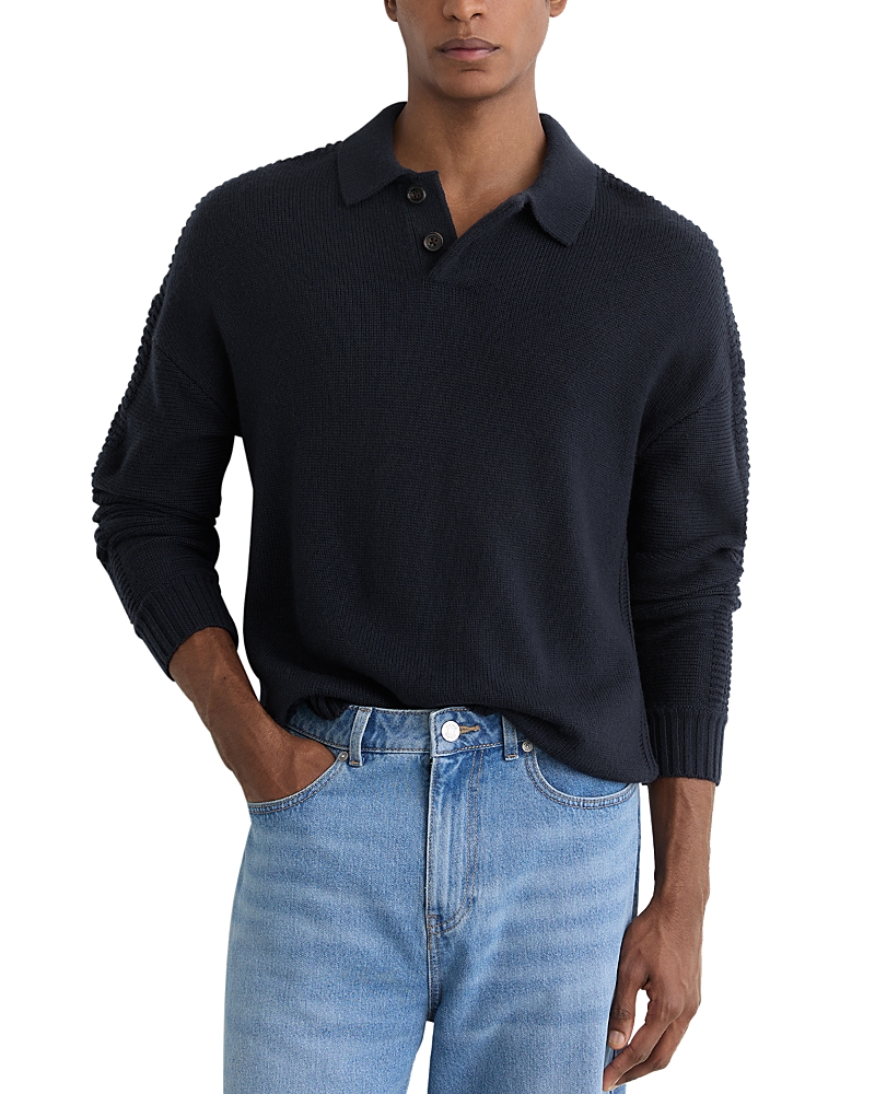 Reiss Half Button Polo Sweater