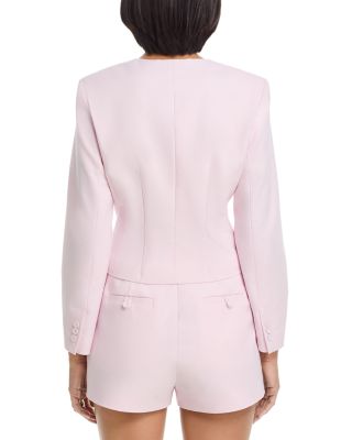 Halsey Twill Tailored Cropped Jacket & Tailored Shorts