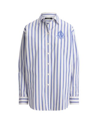 Relaxed Fit Striped Broadcloth Shirt