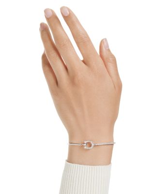 Symbolica Crystal & Cubic Zirconia Horseshoe Bangle Bracelet