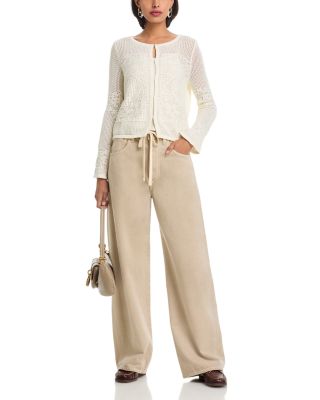 Marigold Mesh Stitch Sweater Jacket