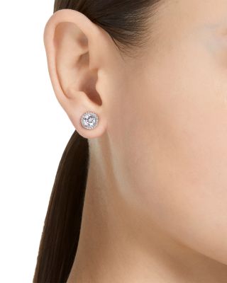 Una Angelic Cubic Zirconia Stud Earrings