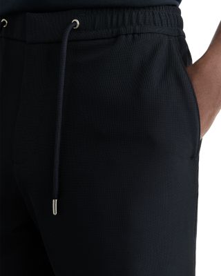 Textured Drawstring Shorts