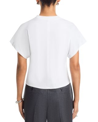 Supima Cotton Interlock Semi Relaxed Crewneck Tee