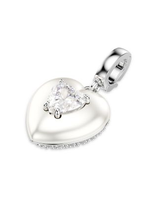 Idyllia Crystal & Cubic Zirconia Heart Charm