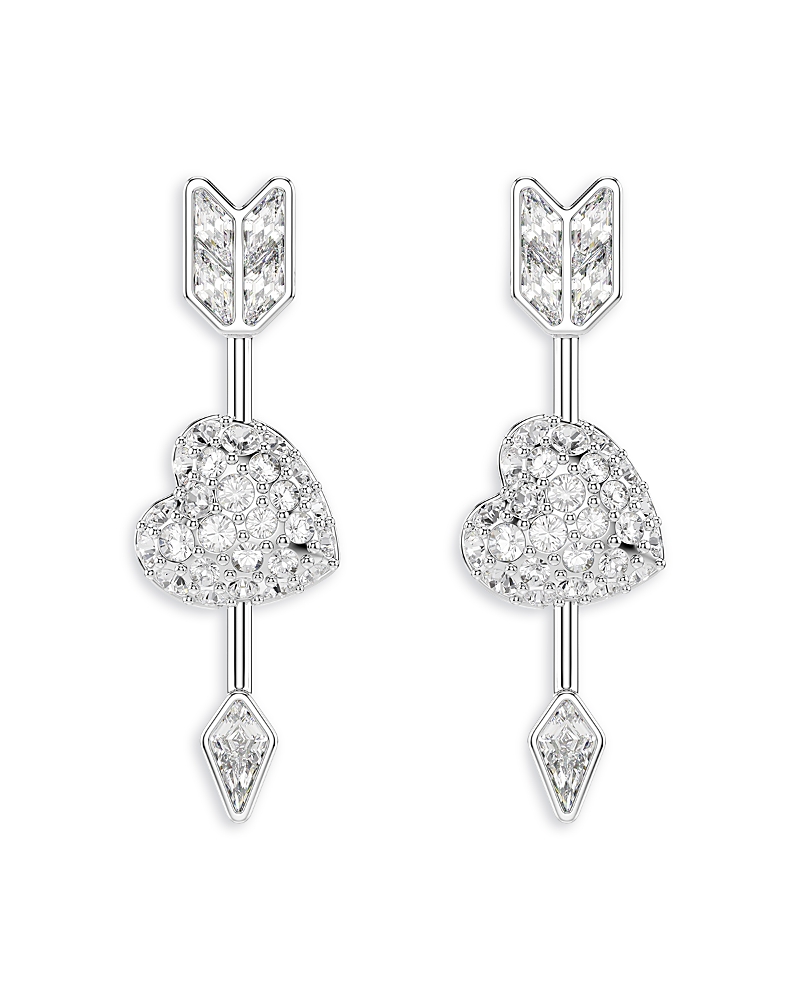 Swarovski Idyllia Heart Arrow Drop Earrings