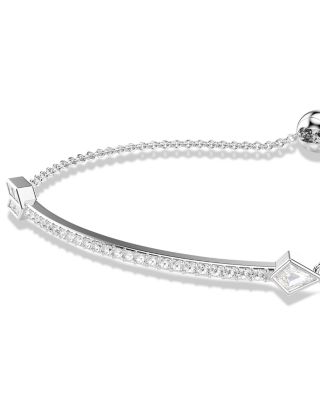 Idyllia Crystal & Cubic Zirconia Arrow Slider Bracelet