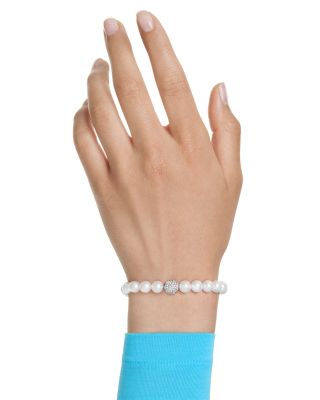 Matrix Crystal Imitation Pearl Bracelet