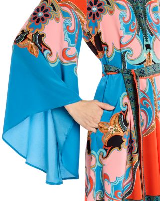 Silk Belted Mini Dress