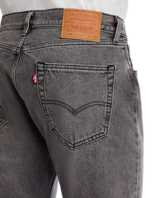 501 Relaxed Fit Jeans in Black Ash Selvedge - Exclusive