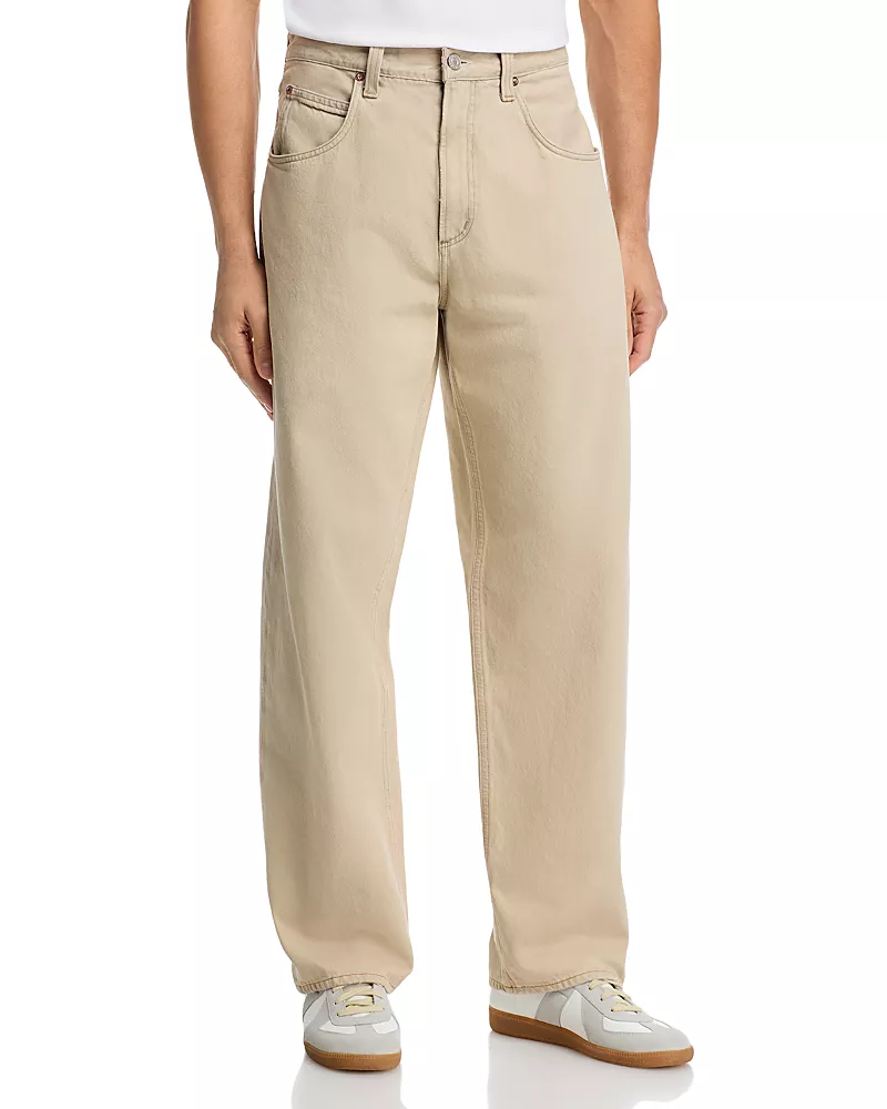Agolde Fusion Baggy Fit Jeans in Burnished Khaki