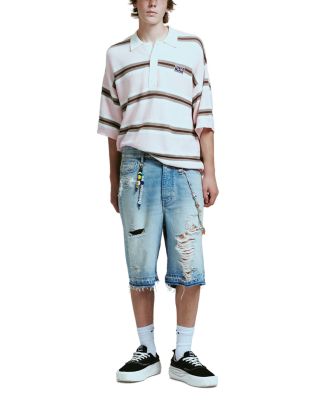 Venice Relaxed Fit Distressed Jean Shorts