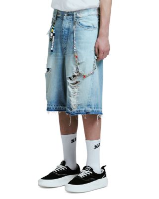 Venice Relaxed Fit Distressed Jean Shorts