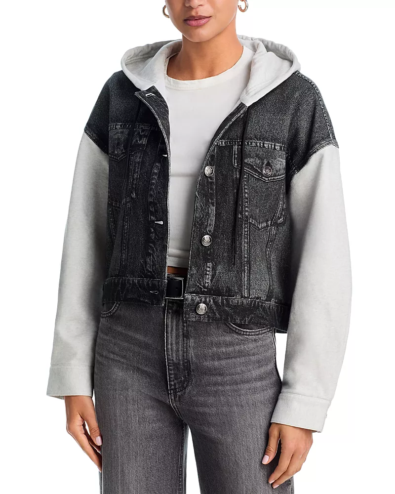 rag & bone rb Miramar Terry Mixed Media Jacket